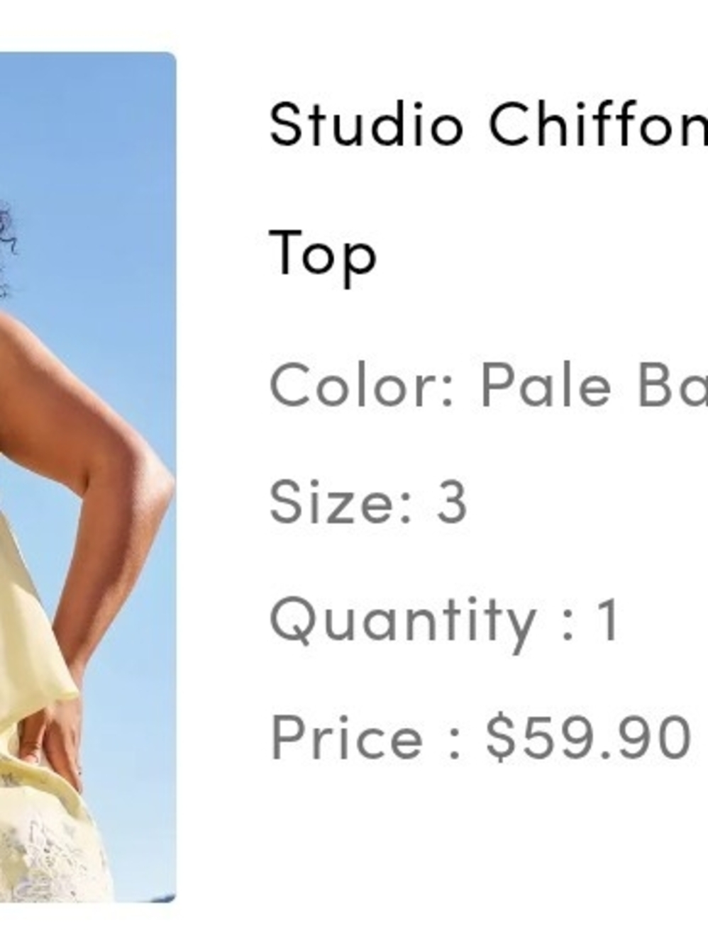 Torrid Studio Collection Yellow Ruffle-Trim Camisole - Picture 3 of 4